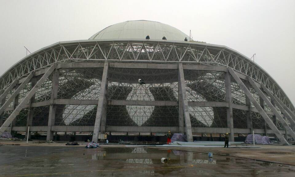 项城温泉馆网架工程